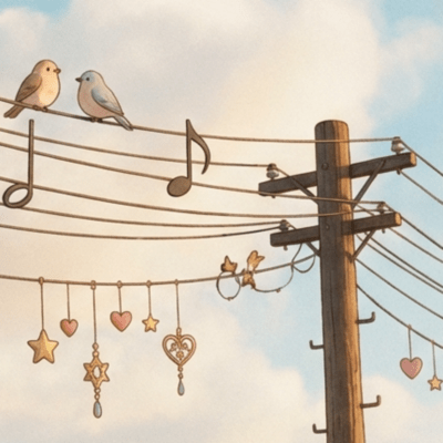 The notes of love left on the sheet music