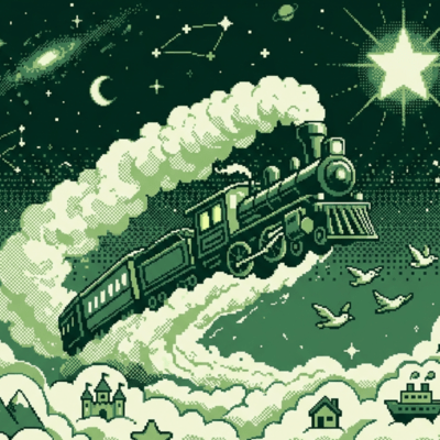 The train moves forward, the smoke remains.