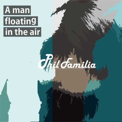 A man floating in the air