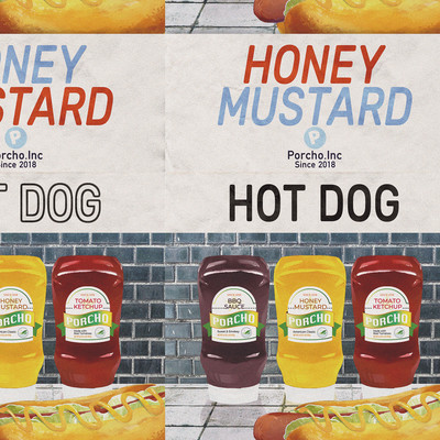 Honey Mustard Hot Dog