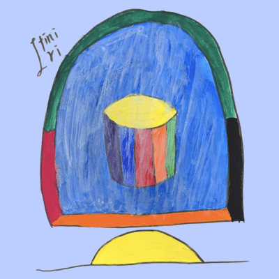 Infallibility reflected in frosted glass